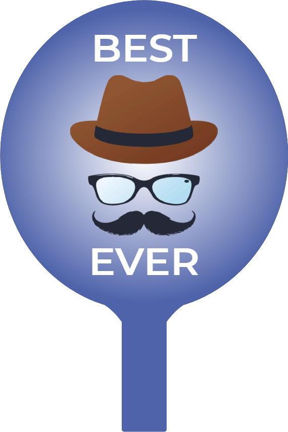 Custom Hand Fans Multiple Sizes Best Dad Ever