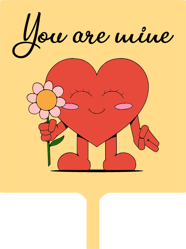 Custom Hand Fans Multiple Sizes You Are Mine