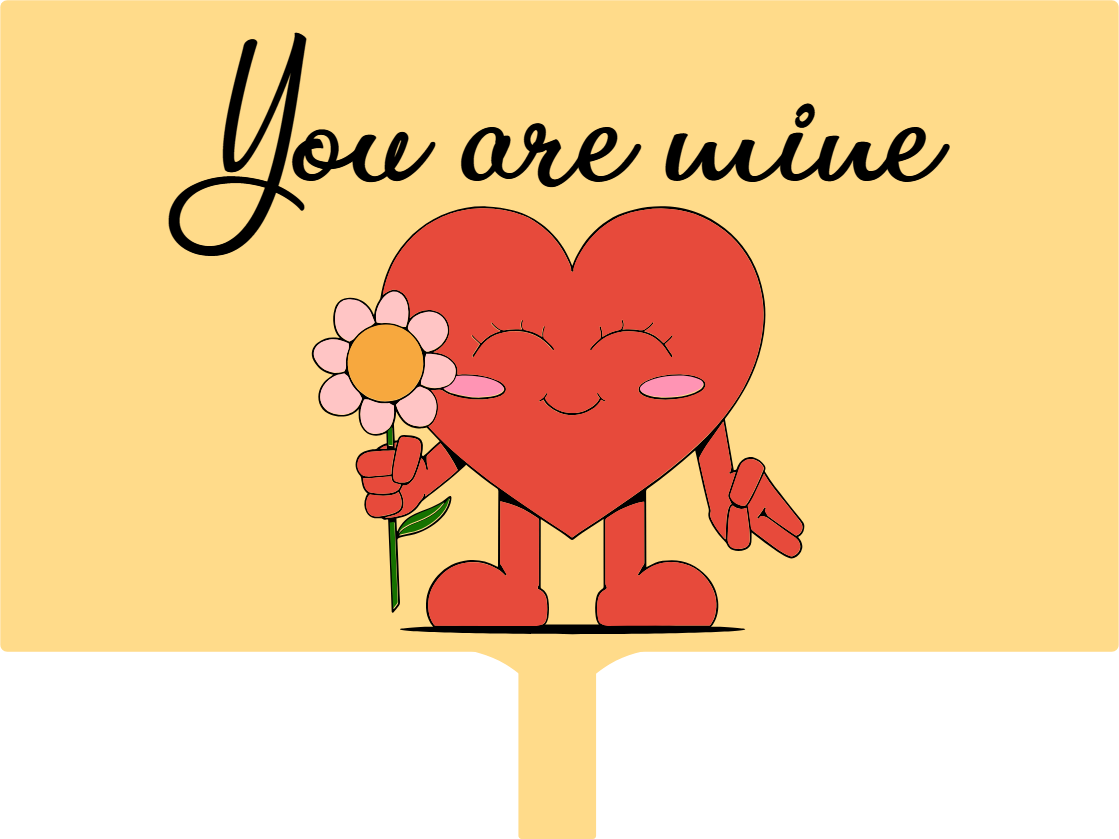 Custom Hand Fans Multiple Sizes You Are Mine