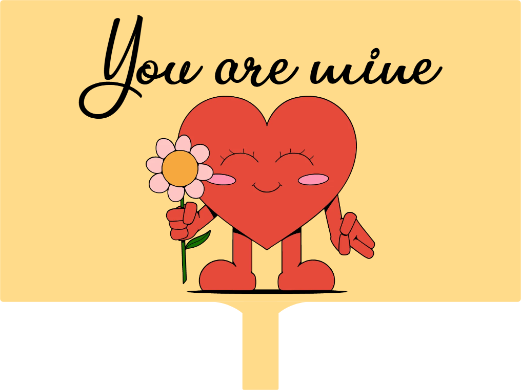 Custom Hand Fans Multiple Sizes You Are Mine