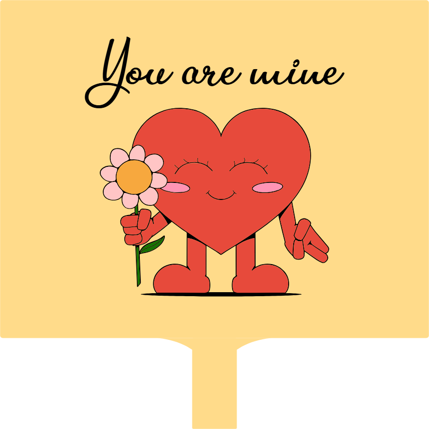 Custom Hand Fans Multiple Sizes You Are Mine