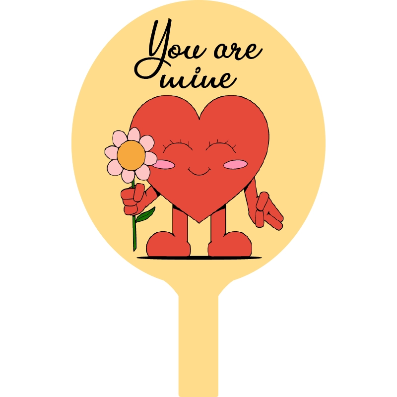 Custom Hand Fans Multiple Sizes You Are Mine