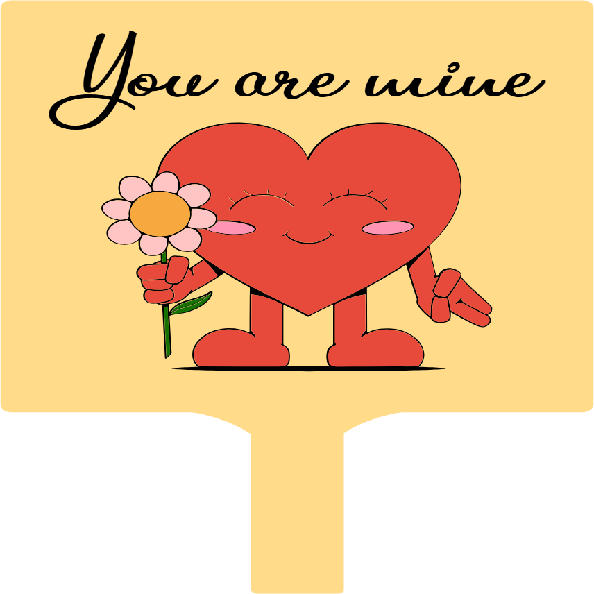 Custom Hand Fans Multiple Sizes You Are Mine