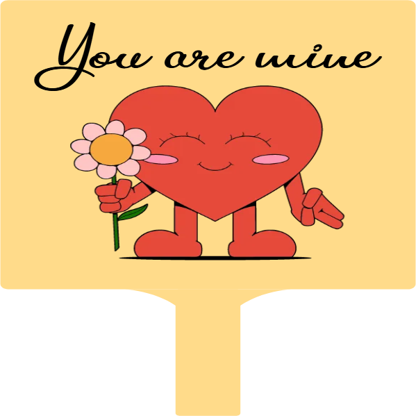 Custom Hand Fans Multiple Sizes You Are Mine