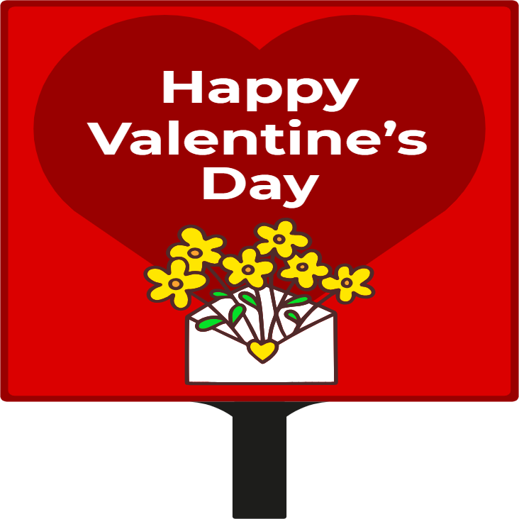 Custom Hand Fans Multiple Sizes Valentine Flowers