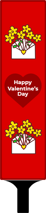 Custom Hand Fans Multiple Sizes Valentine Flowers