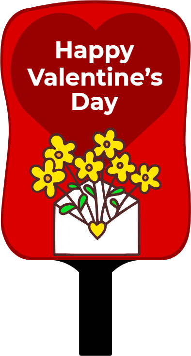 Custom Hand Fans Multiple Sizes Valentine Flowers