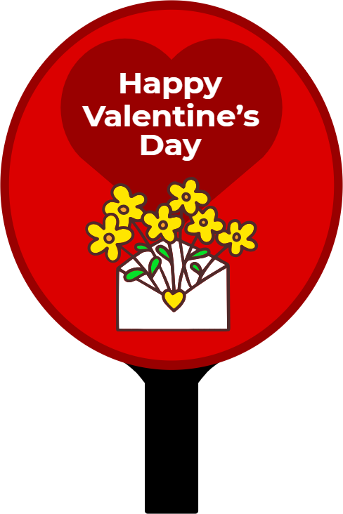 Custom Hand Fans Multiple Sizes Valentine Flowers