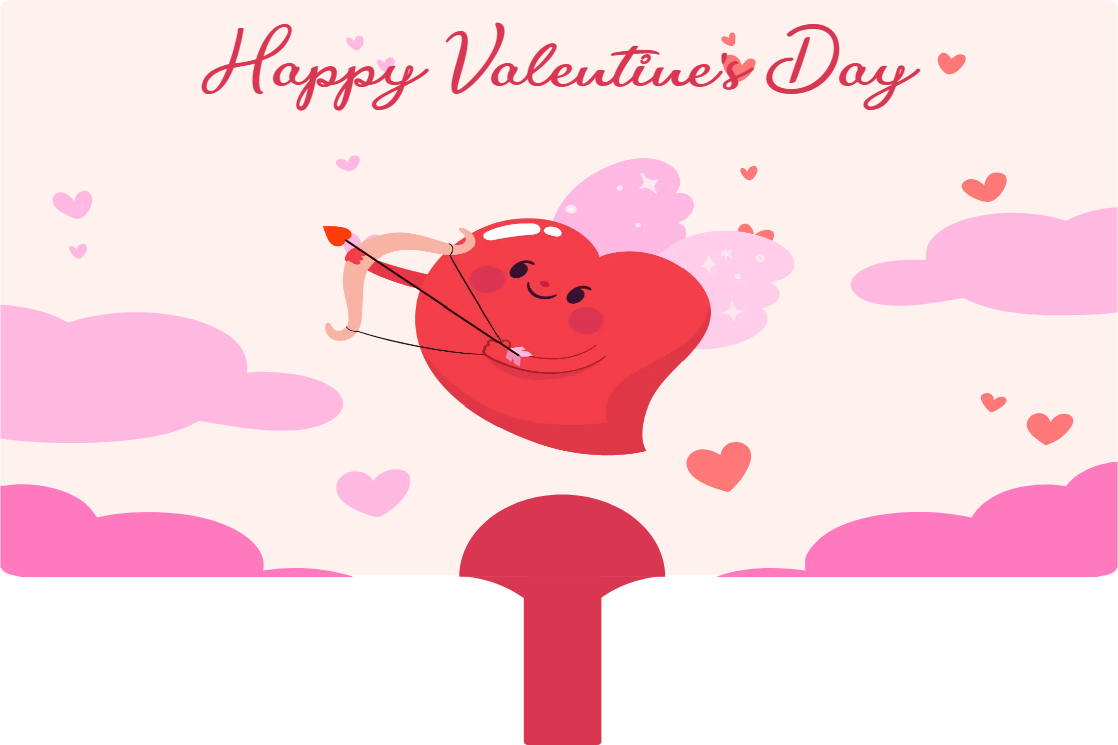 Custom Hand Fans Multiple Sizes Love heart