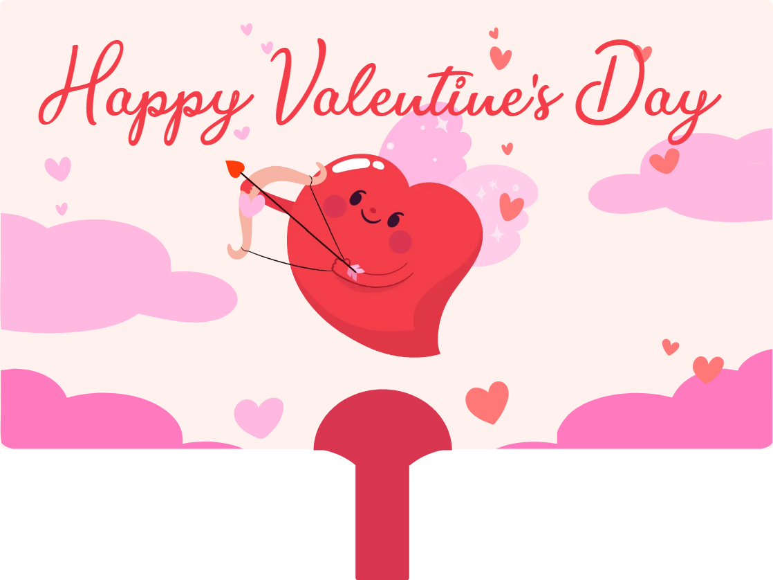 Custom Hand Fans Multiple Sizes Love heart