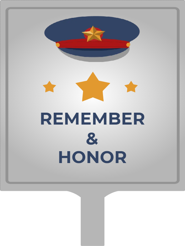 Custom Hand Fans Multiple Sizes Remember & Honor