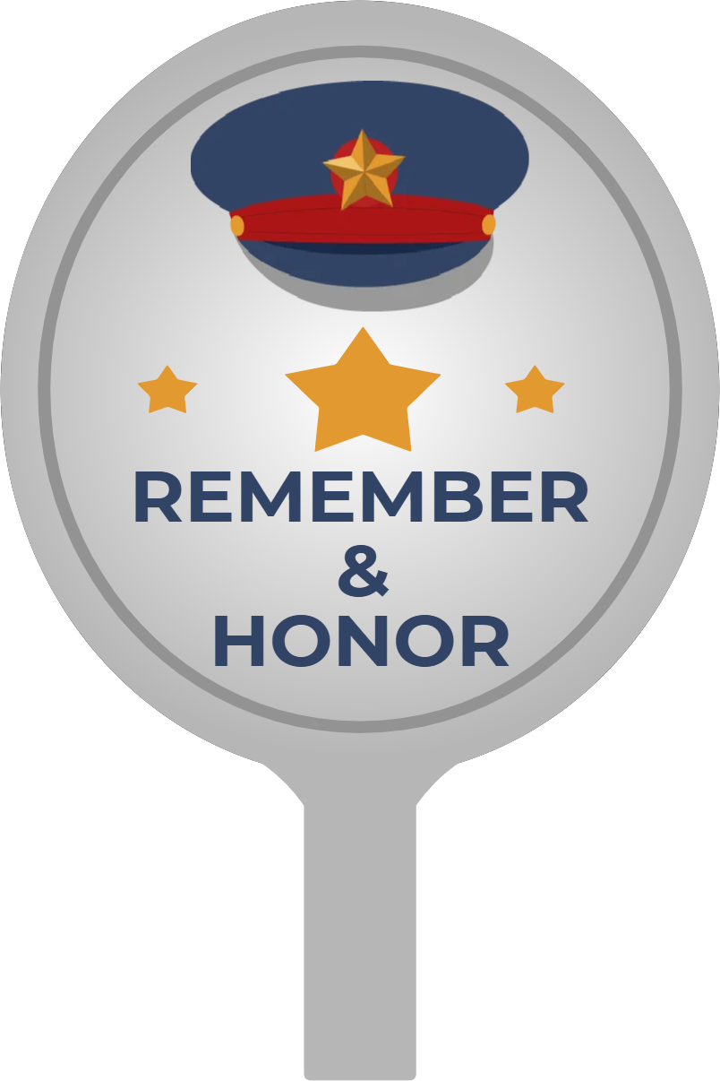 Custom Hand Fans Multiple Sizes Remember & Honor