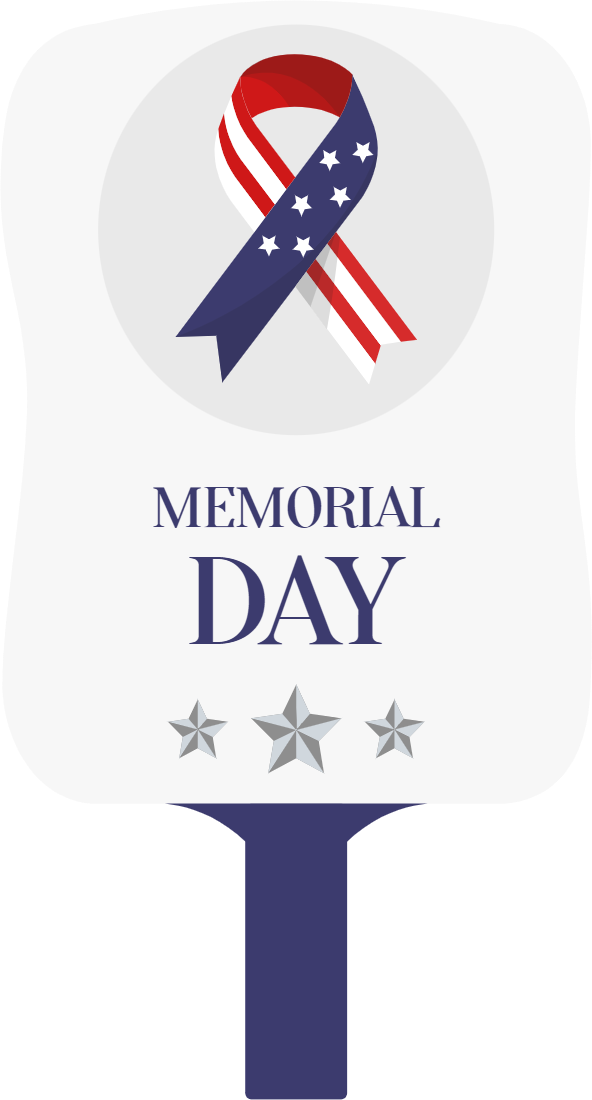 Custom Hand Fans Multiple Sizes Memorial Day Freedom