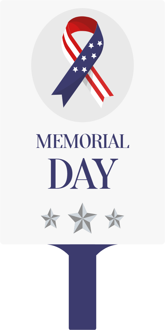 Custom Hand Fans Multiple Sizes Memorial Day Freedom