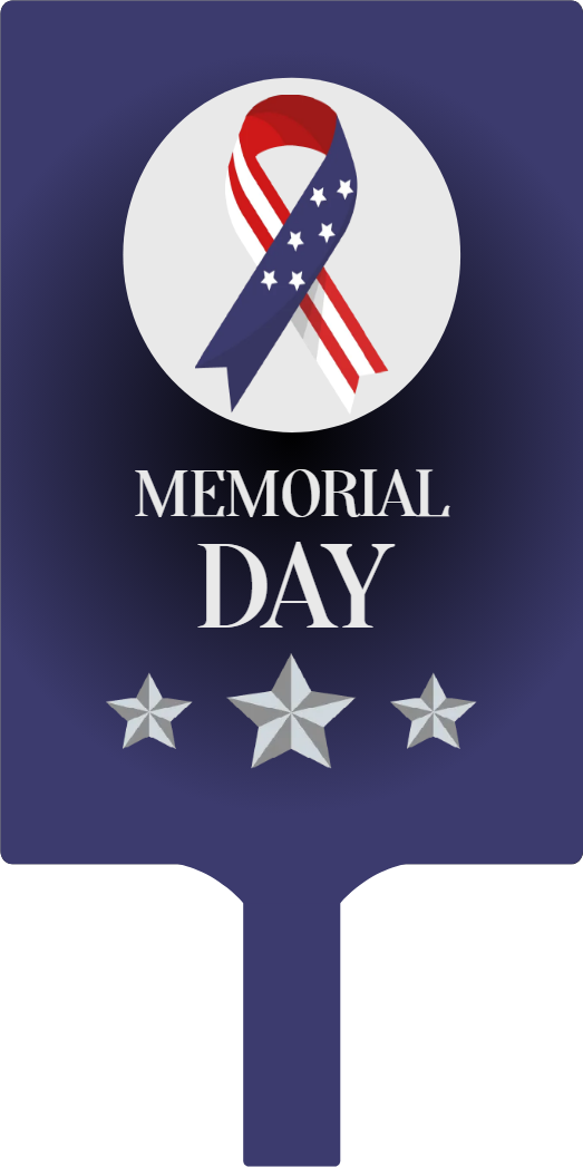 Custom Hand Fans Multiple Sizes Memorial Day Freedom