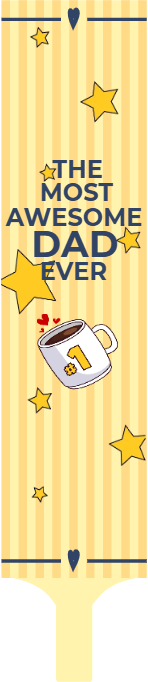 Custom Hand Fans The Most Awesome Dad