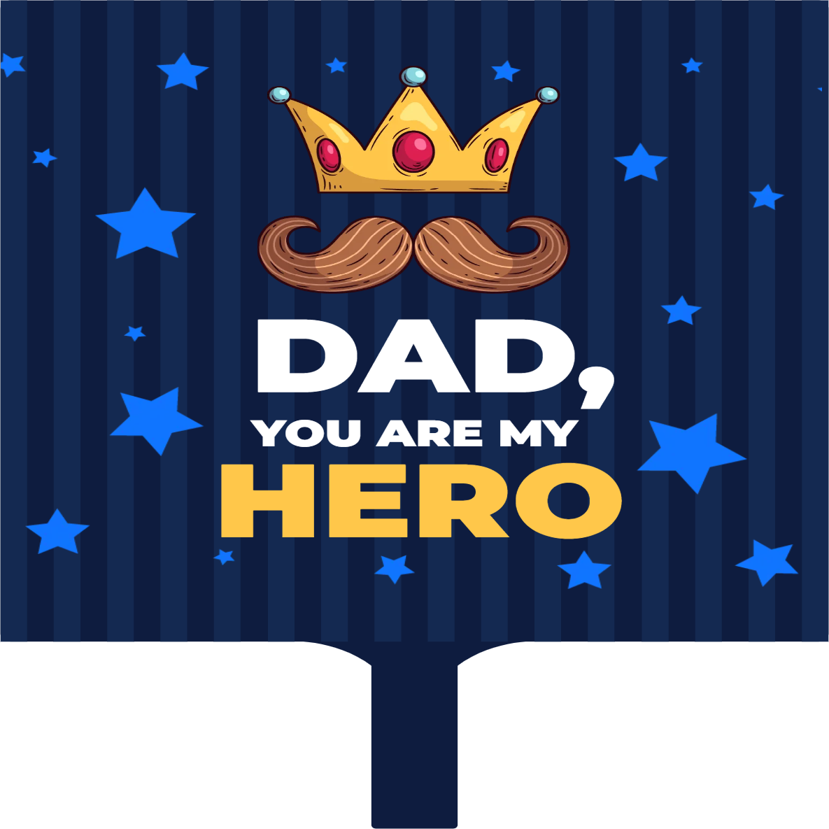 Custom Hand Fans Multiple Sizes You Are My Hero