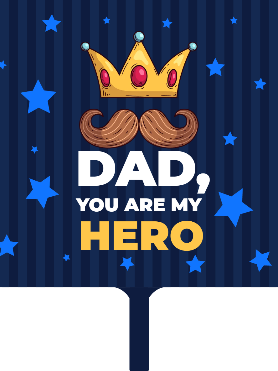 Custom Hand Fans Multiple Sizes You Are My Hero