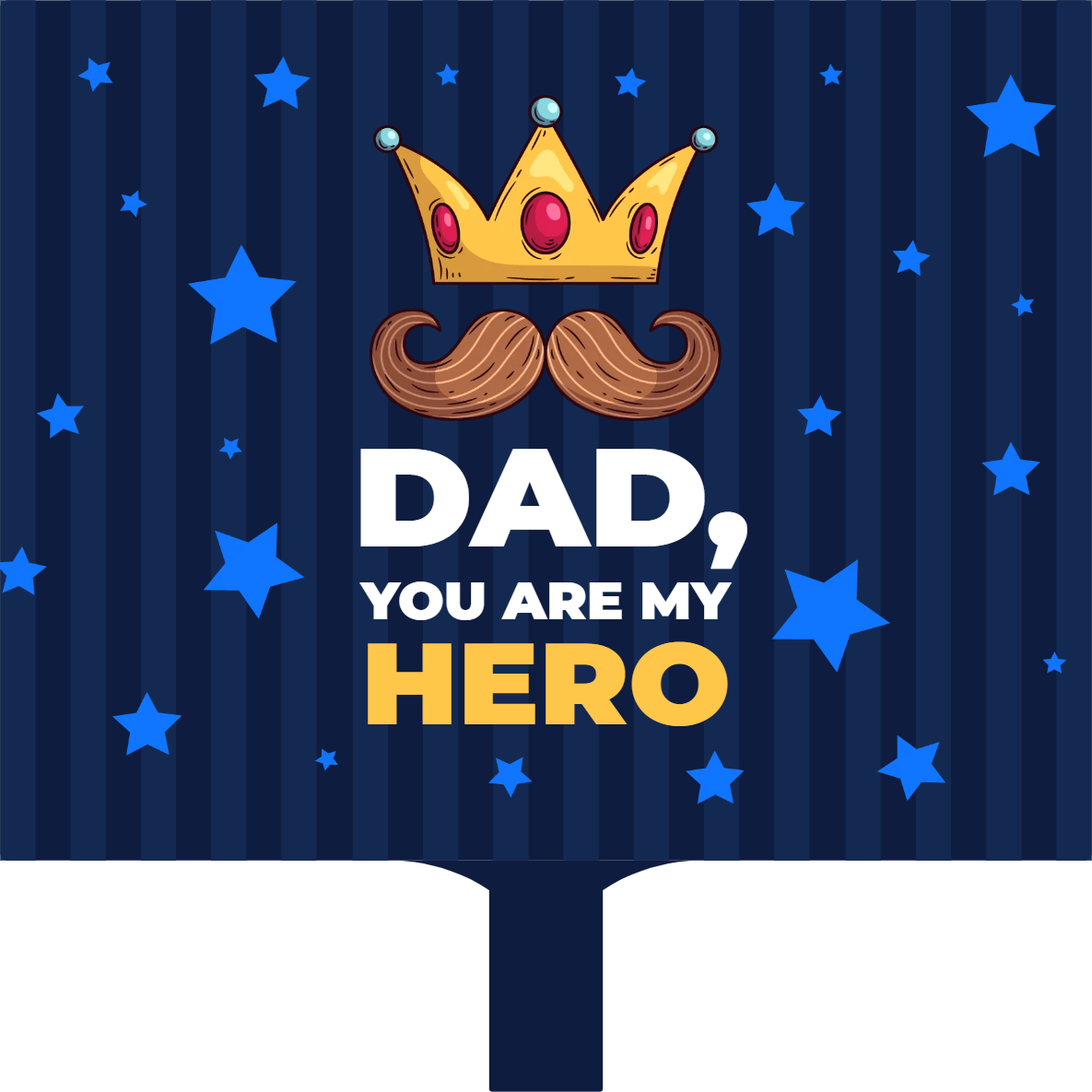 Custom Hand Fans Multiple Sizes You Are My Hero