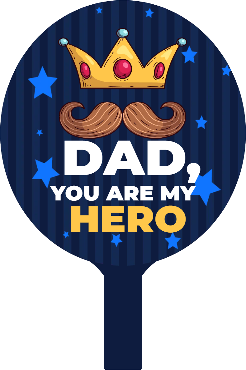 Custom Hand Fans Multiple Sizes You Are My Hero