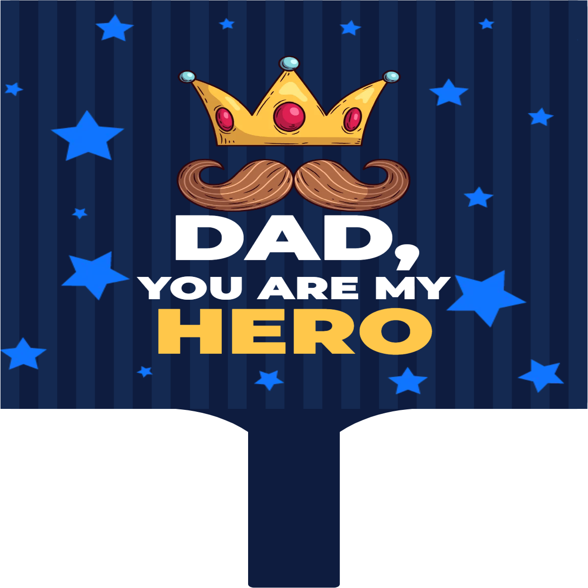 Custom Hand Fans Multiple Sizes You Are My Hero