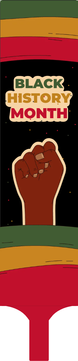 Custom Hand Fans Multiple Sizes Black History Month