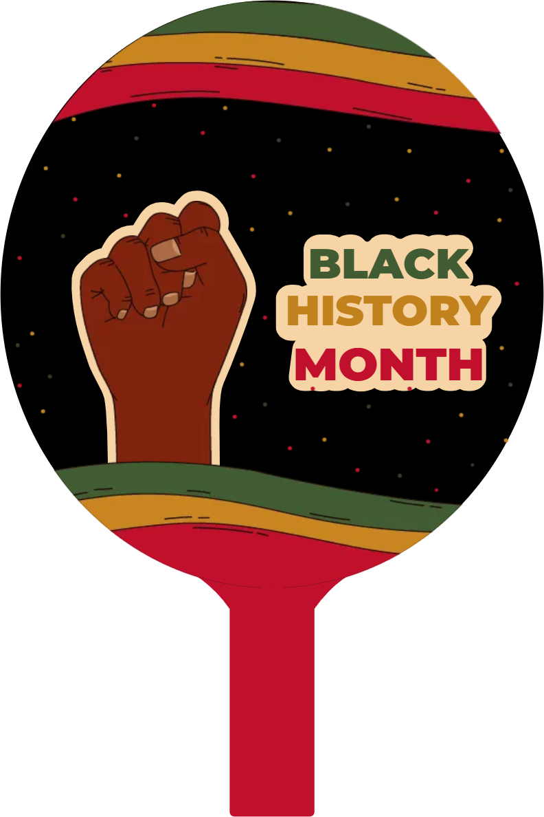 Custom Hand Fans Multiple Sizes Black History Month