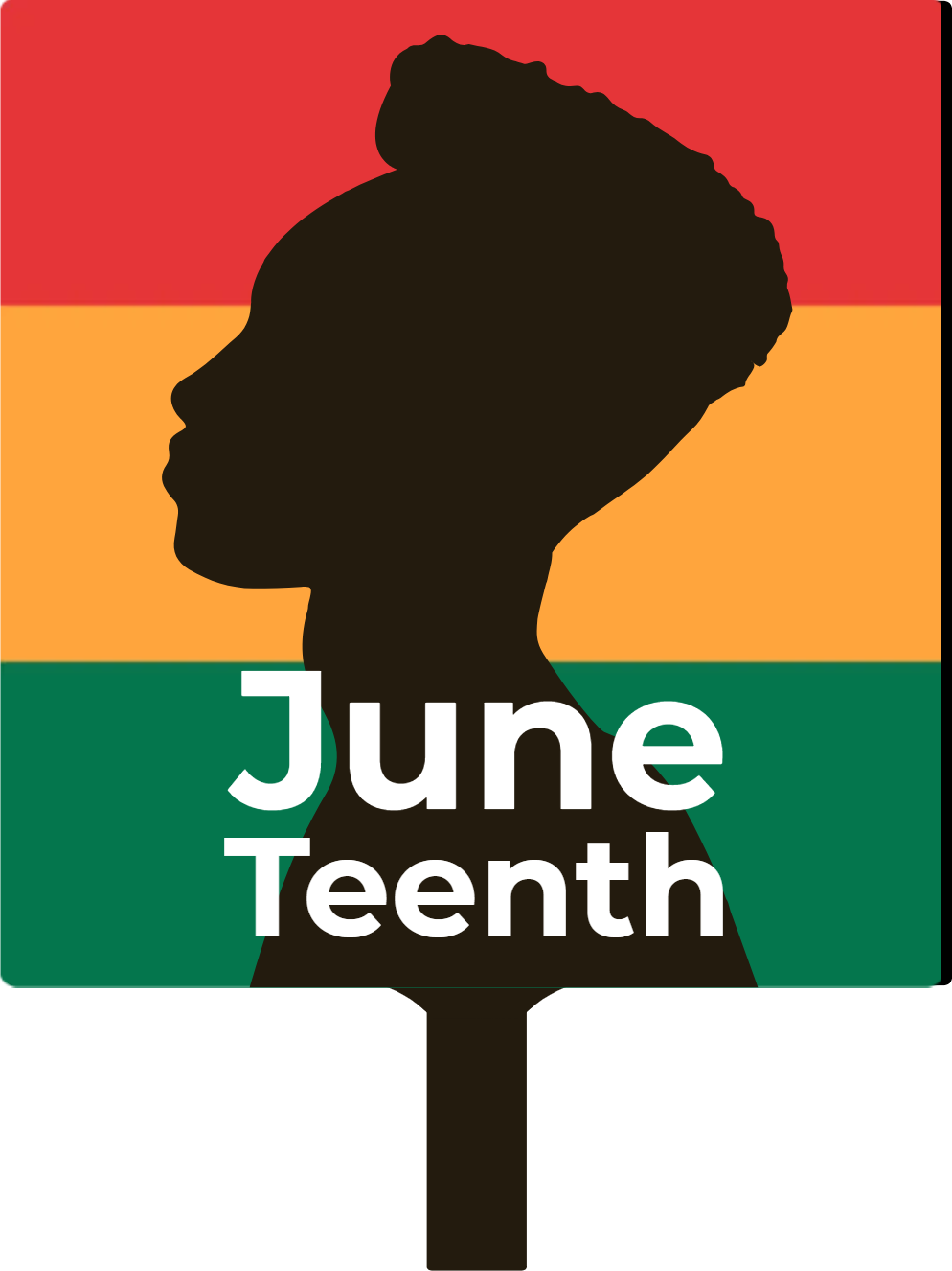 Custom Hand Fans Multiple Sizes Juneteenth