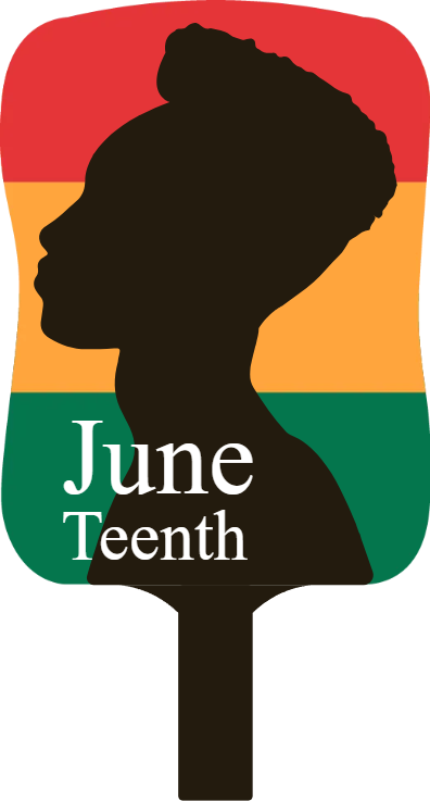 Custom Hand Fans Multiple Sizes Juneteenth