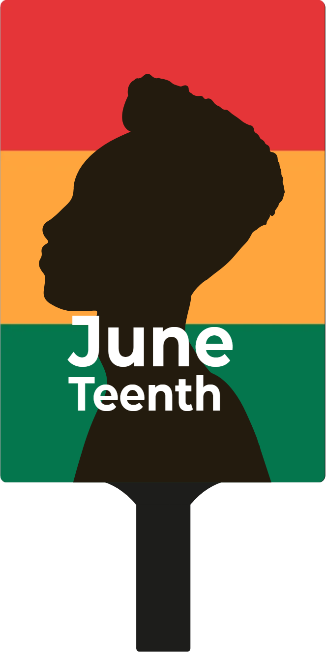 Custom Hand Fans Multiple Sizes Juneteenth