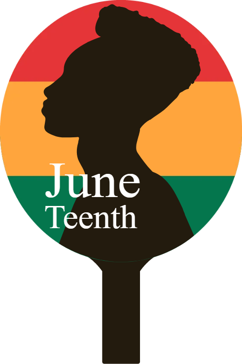 Custom Hand Fans Multiple Sizes Juneteenth