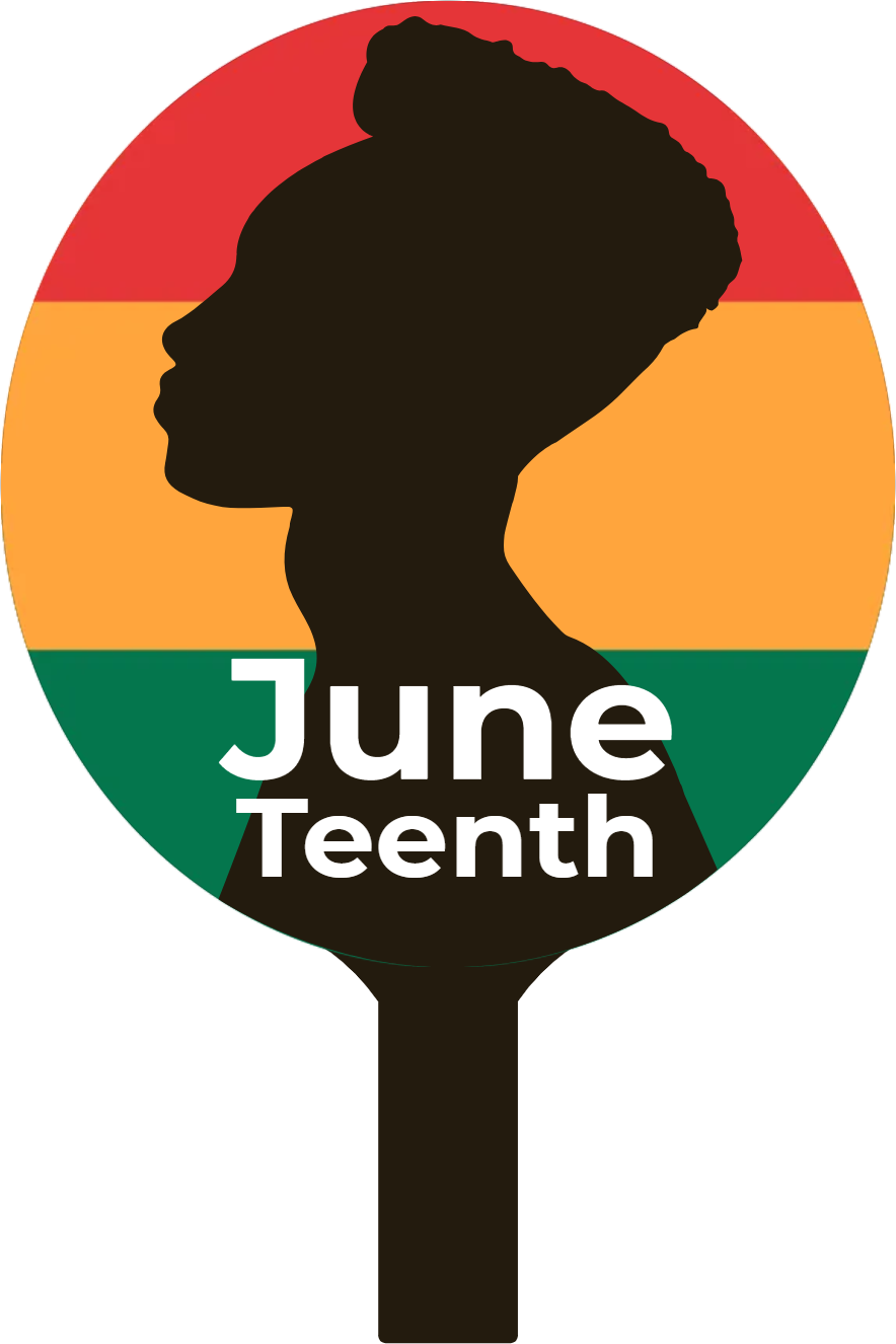 Custom Hand Fans Multiple Sizes Juneteenth