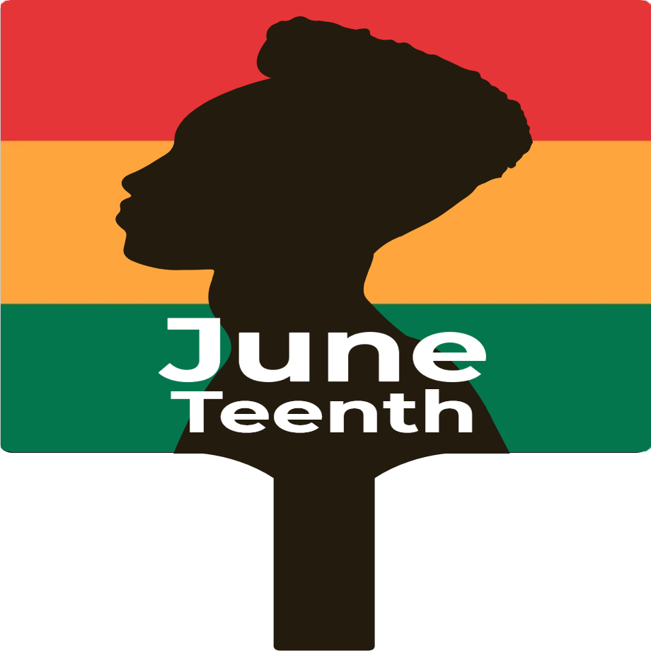 Custom Hand Fans Multiple Sizes Juneteenth