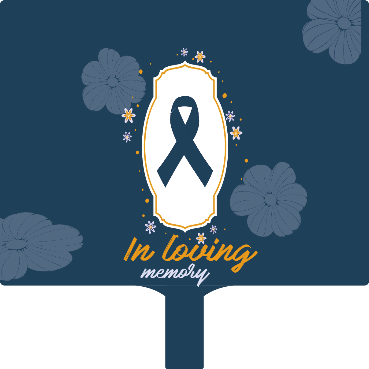 Custom Hand Fans Multiple Sizes In Loving Memories