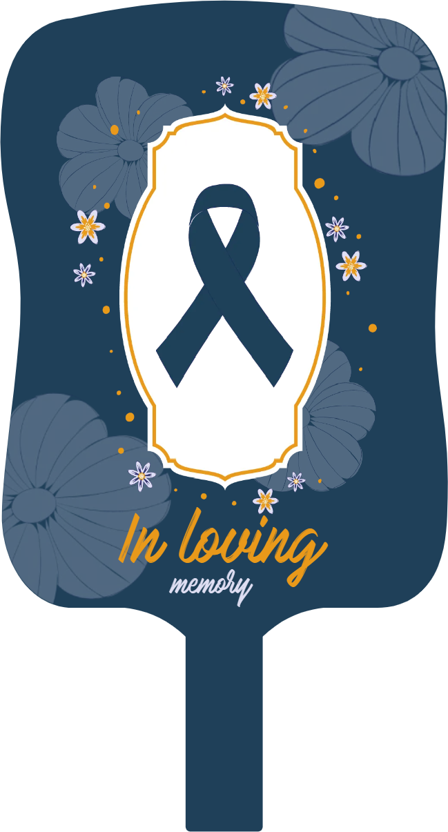 Custom Hand Fans Multiple Sizes In Loving Memories