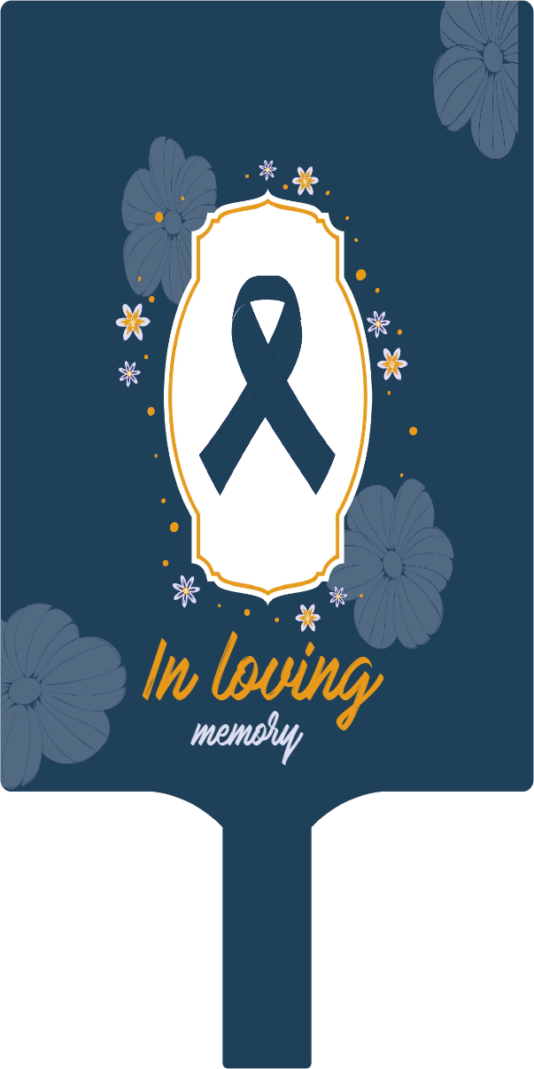 Custom Hand Fans Multiple Sizes In Loving Memories