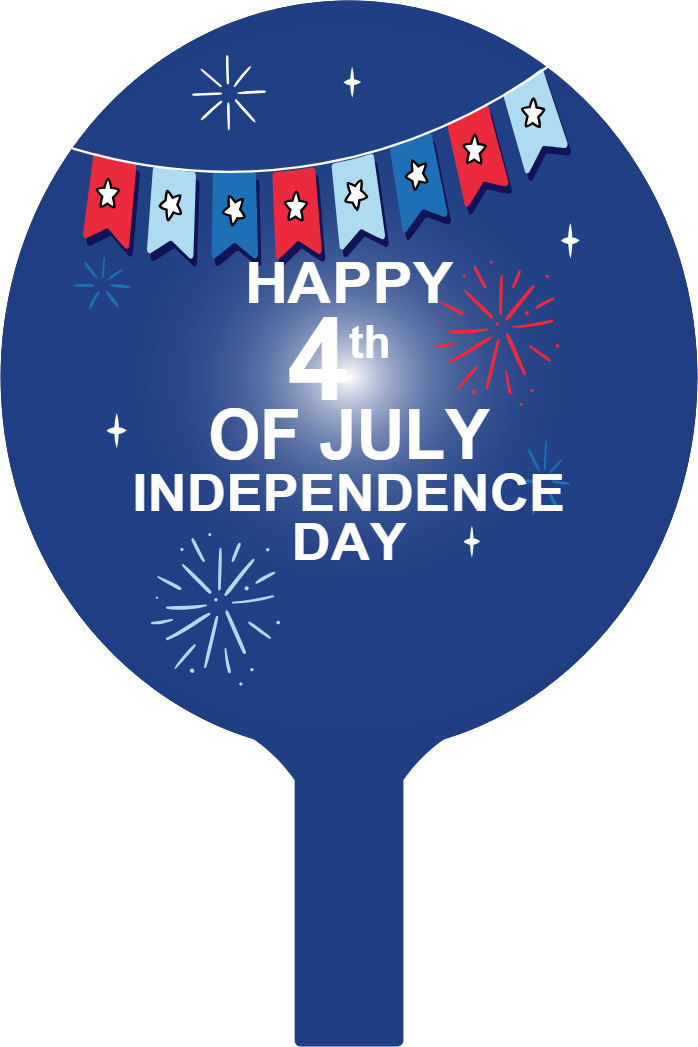 Custom Hand Fans Multiple Sizes Fourth of July
