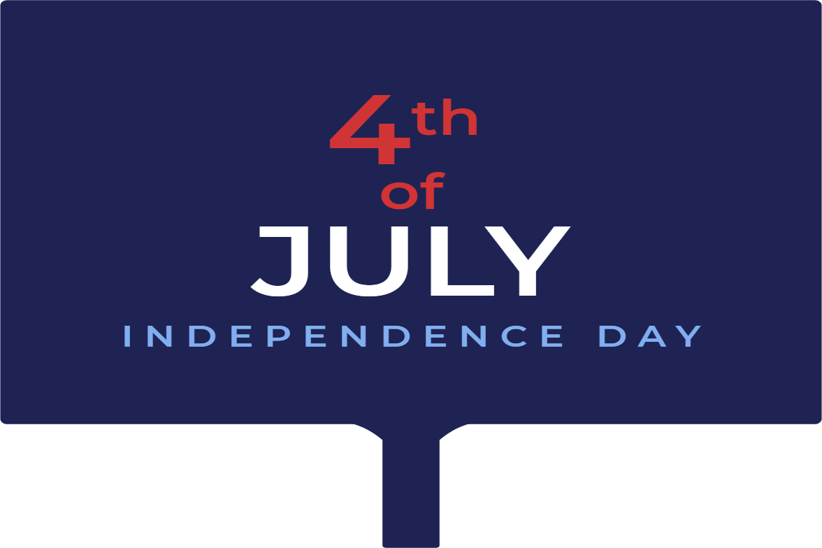 Custom Hand Fans Multiple Sizes Freedom Day