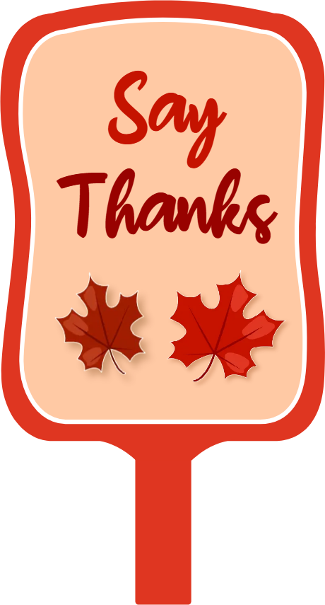 Custom Hand Fans Multiple Sizes Say Thanks