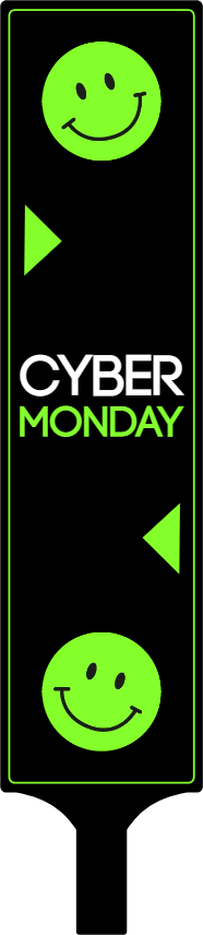 Custom Hand Fans Multiple Sizes Cyber Smile