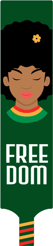 Custom Hand Fans Multiple Sizes Freedom Day