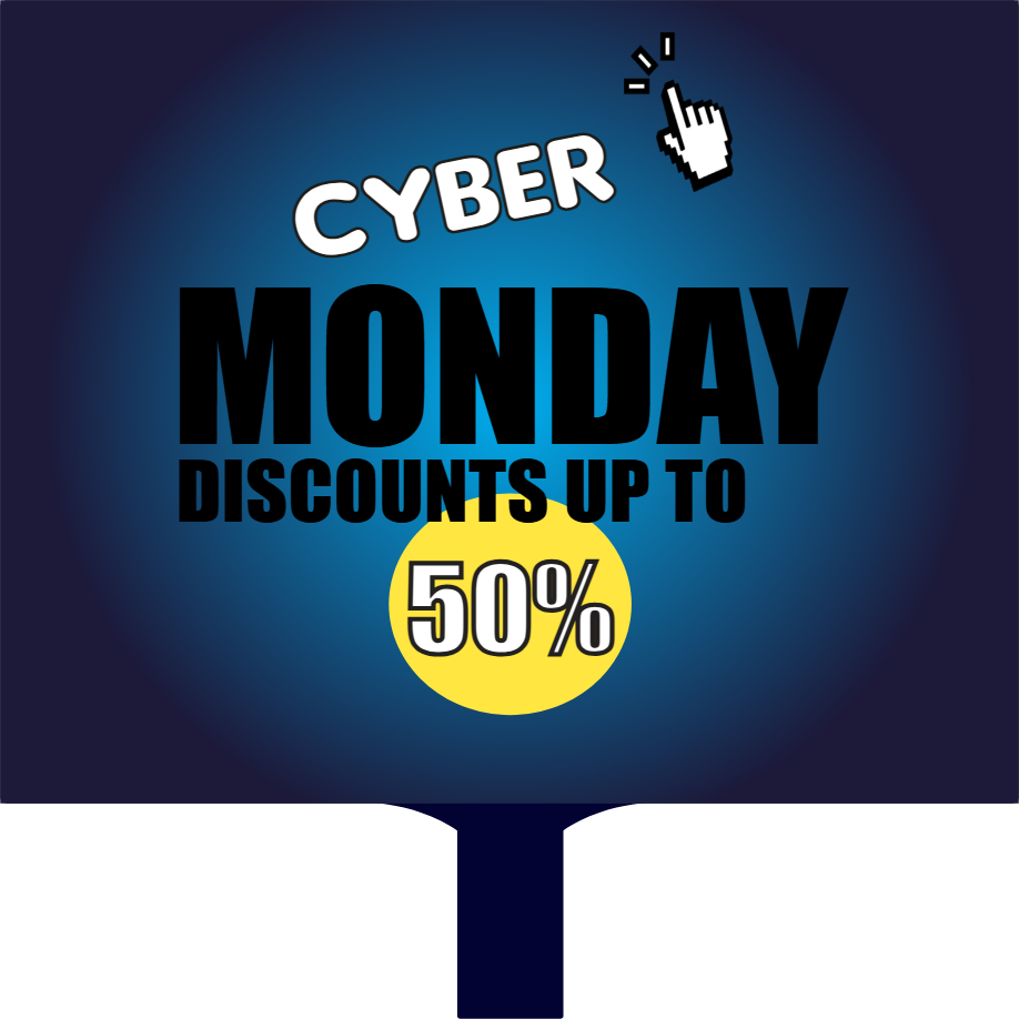 Custom Hand Fans Multiple Sizes Cyber Monday