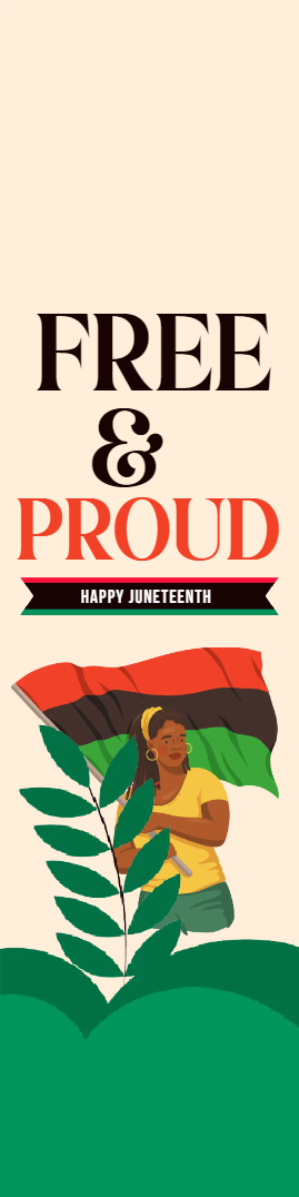 Custom Outdoor Yard Signs Multiple Sizes Happy Juneteenth