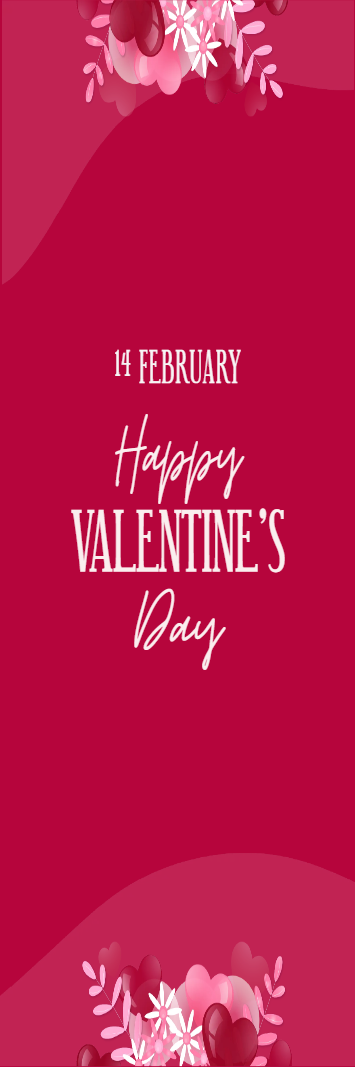 Custom Outdoor Yard Signs Multiple Sizes Happy Valentines Day