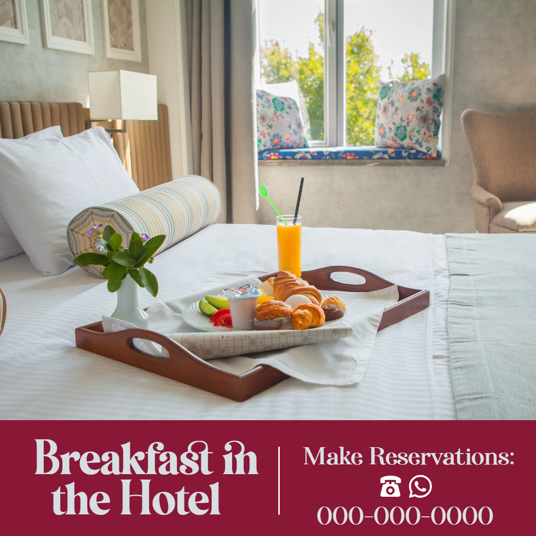 Custom Outdoor Yard Signs Multiple Sizes Breakfast In Hotel