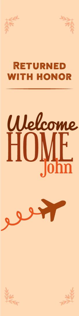 Custom Outdoor Yard Signs Multiple Sizes Welcome Home John