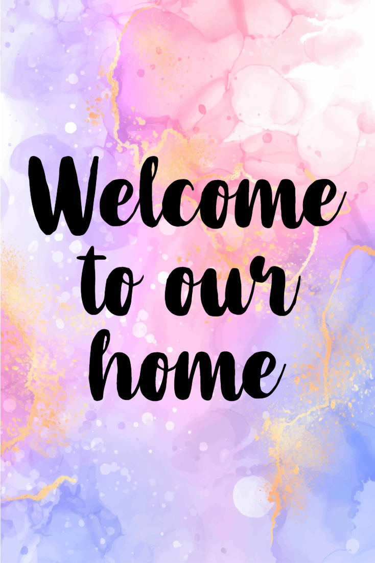 Custom Outdoor Yard Signs Multiple Sizes Welcome Home