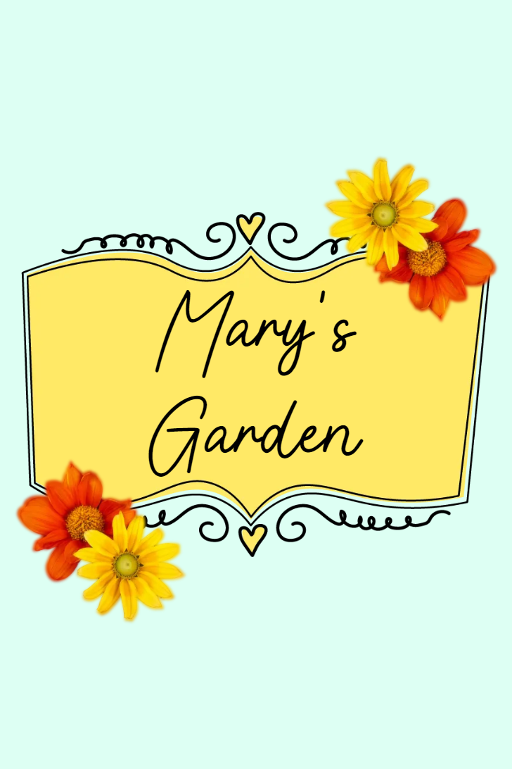 Custom Outdoor Yard Signs Multiple Sizes Marys Garden