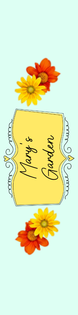 Custom Outdoor Yard Signs Multiple Sizes Marys Garden