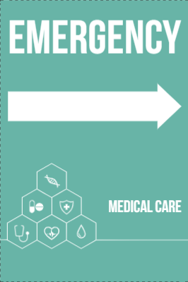 Custom Outdoor Yard Signs Multiple Sizes Emergency Medical Care